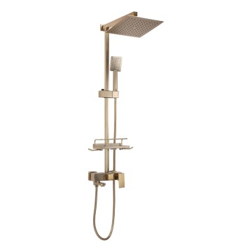 REA-P7050 - Sprchová sada s baterií JACK broušená zlatá