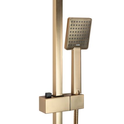 REA-P7050 - Sprchová sada s baterií JACK broušená zlatá