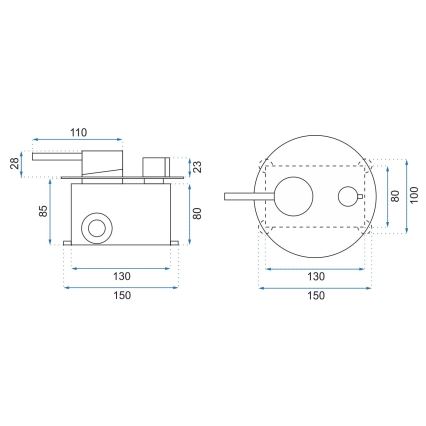 REA-P8007 - Sprchová sada s podomítkovou baterií LUNGO lesklý chrom
