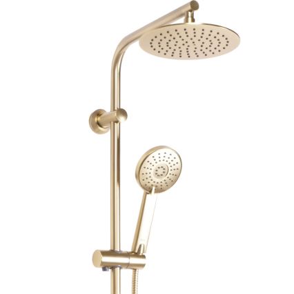 REA-P8413 - Sprchová sada s termostatickou baterií BLISS broušená zlatá