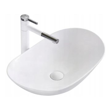 REA-U0441 - Umyvadlo na desku ROYAL 35,5x61,5 cm keramika/lesklá bílá