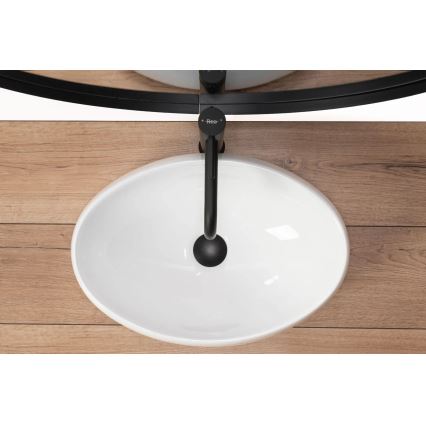 REA-U0462 - Umyvadlo na desku LINDA 34x48,5 cm keramika/lesklá bílá