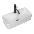 REA-U0699 - Umyvadlo na desku MERY 25x50,5 cm keramika/lesklá bílá