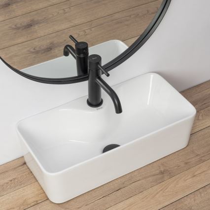 REA-U0699 - Umyvadlo na desku MERY 25x50,5 cm keramika/lesklá bílá