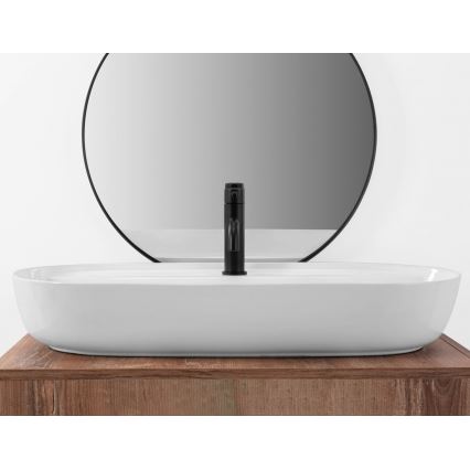 REA-U2541 - Umyvadlo na desku AURA 41x81 cm keramika/lesklá bílá