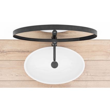 REA-U4603 - Umyvadlo na desku PAMELA 33x53 cm keramika/lesklá bílá