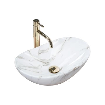 REA-U5063 - Umyvadlo na desku ROYAL MINI 30x47 cm keramika/bílá/imitace kamene