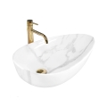REA-U6501 - Umyvadlo na desku GRETA 40x65,5 cm keramika/imitace kamene