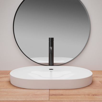 REA-U8700 - Umyvadlo na desku ARLETA 42x61,5 cm keramika/lesklá bílá