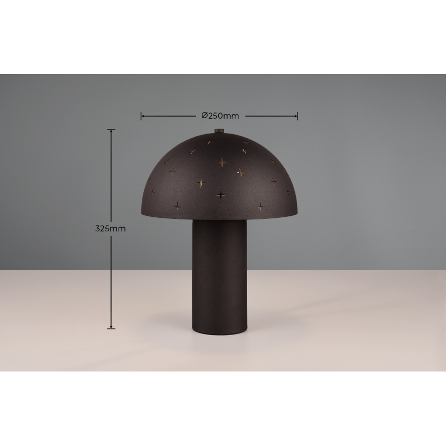 Reality - Stolní lampa SETA 1xE14/28W/230V černá