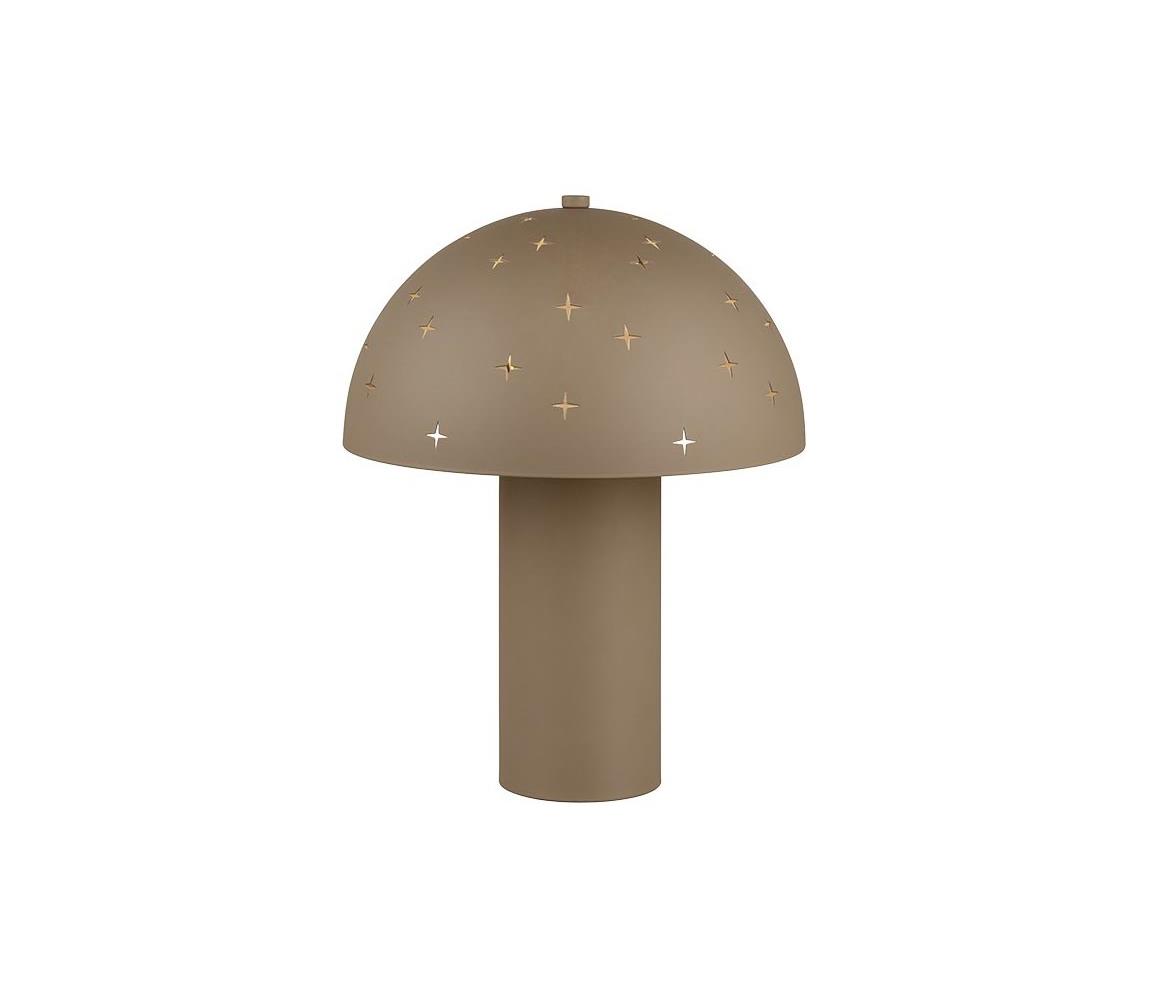 Reality - Stolní lampa SETA 1xE14/28W/230V taupe R51361041 Hnědá