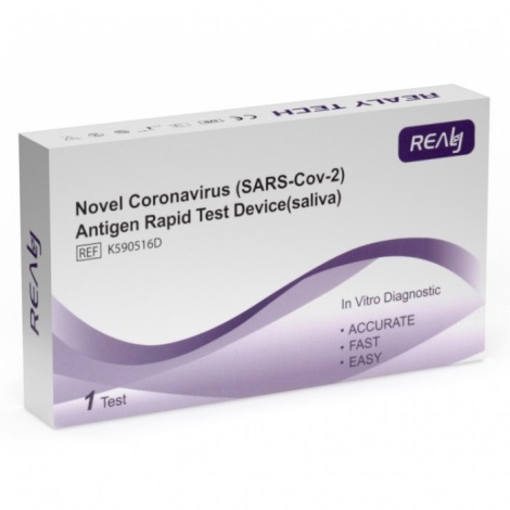 RealyTech - Antigenní COVID-19 Rapid test (saliva) ze slin 1ks