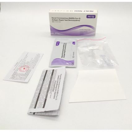 RealyTech - Antigenní COVID-19 Rapid test (saliva) ze slin 1ks