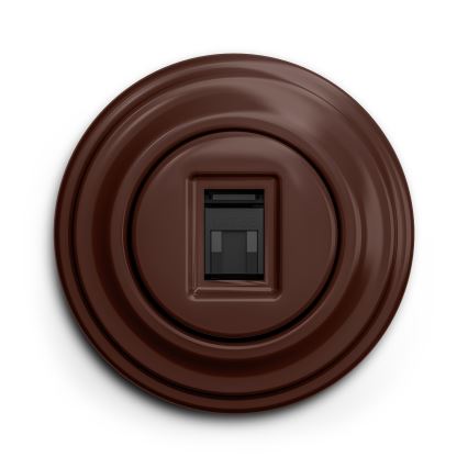 Reblig - Retro rámeček jednoduchý hnědá