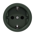 Reblig - Retro zásuvka domovní bez rámečku SCHUKO 230V/16A zelená