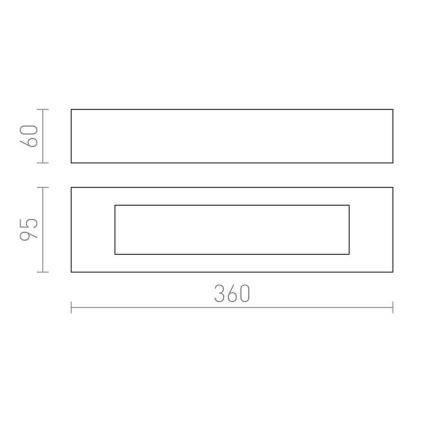 RED - Design Rendl - R10446 - Nástěnné svítidlo ROLO 2xE14/40W/230V