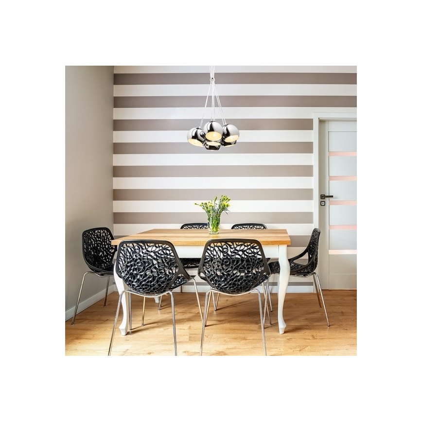 RED - Design Rendl - R11761 - Lustr na lanku ASTROMET 7xE27/42W/230V