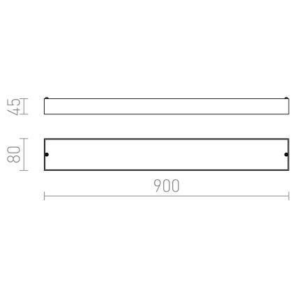 RED - Design Rendl - R11996 - LED Koupelnové nástěnné svítidlo MARINA LED/14W/230V IP44