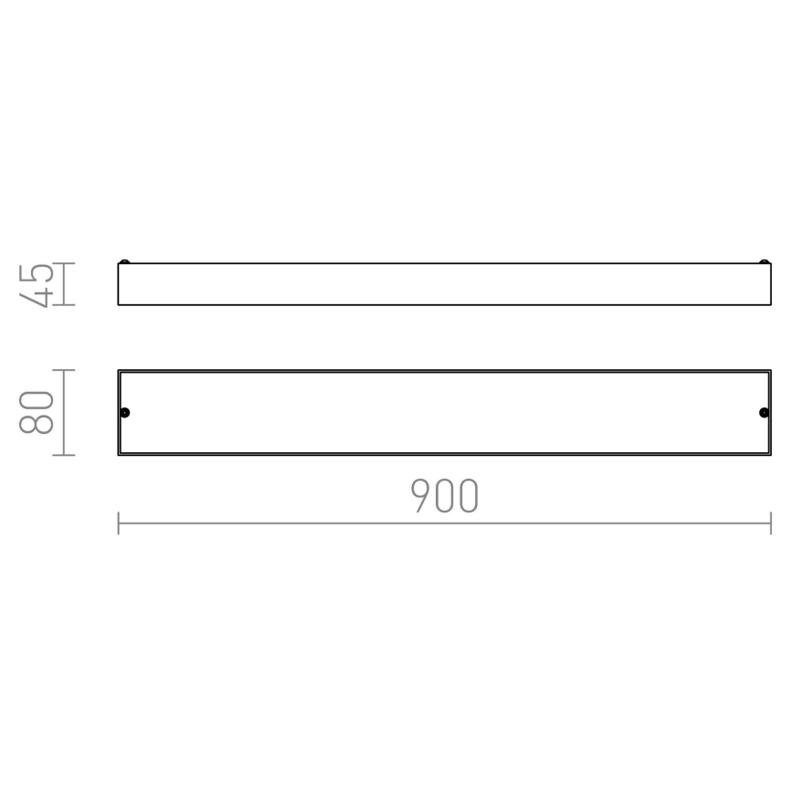RED - Design Rendl - R11996 - LED Koupelnové nástěnné svítidlo MARINA LED/14W/230V IP44