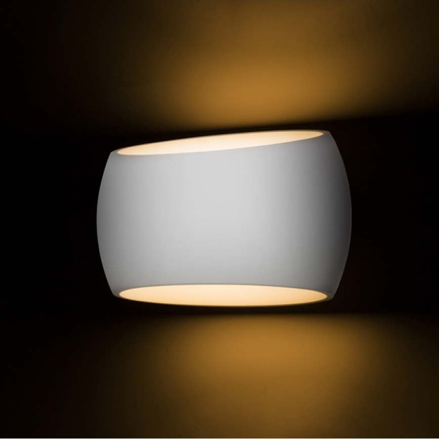 RED - Design Rendl - R12365 - Nástěnné svítidlo VERITA 1xE27/33W/230V bílá