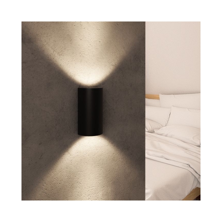 RED - Design Rendl - R12593 - LED Nástěnné svítidlo DAFFY LED/6W/230V černá