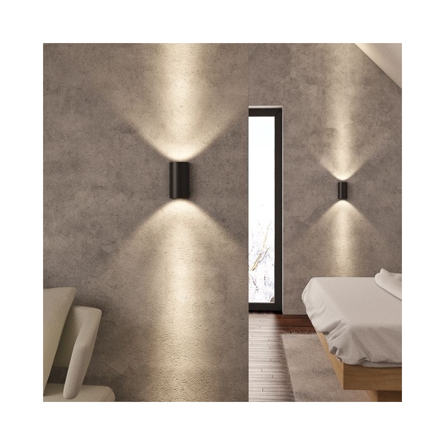 RED - Design Rendl - R12593 - LED Nástěnné svítidlo DAFFY LED/6W/230V černá