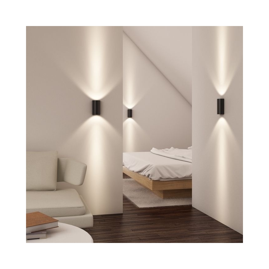 RED - Design Rendl - R12593 - LED Nástěnné svítidlo DAFFY LED/6W/230V černá