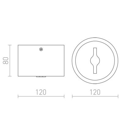 RED - Design Rendl - R12634 - LED Stmívatelné bodové svítidlo KELLY 15W/230V černá