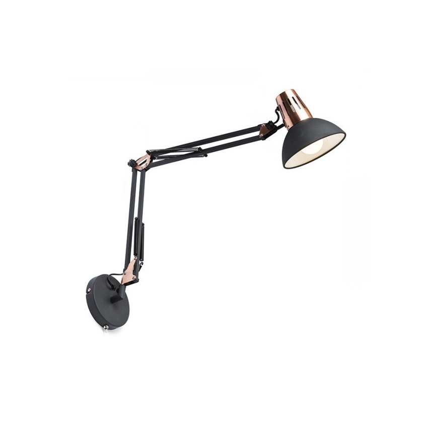 RED - Design Rendl - R12651 - Nástěnná lampa ANTE 1xE27/28W/230V černá