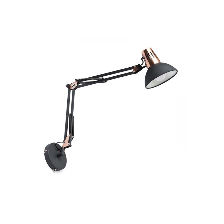 RED - Design Rendl - R12651 - Nástěnná lampa ANTE 1xE27/28W/230V černá