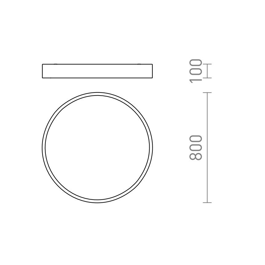 RED - Design Rendl - R13334 - LED Stropní svítidlo MEZZO LED/100W/230V bílá