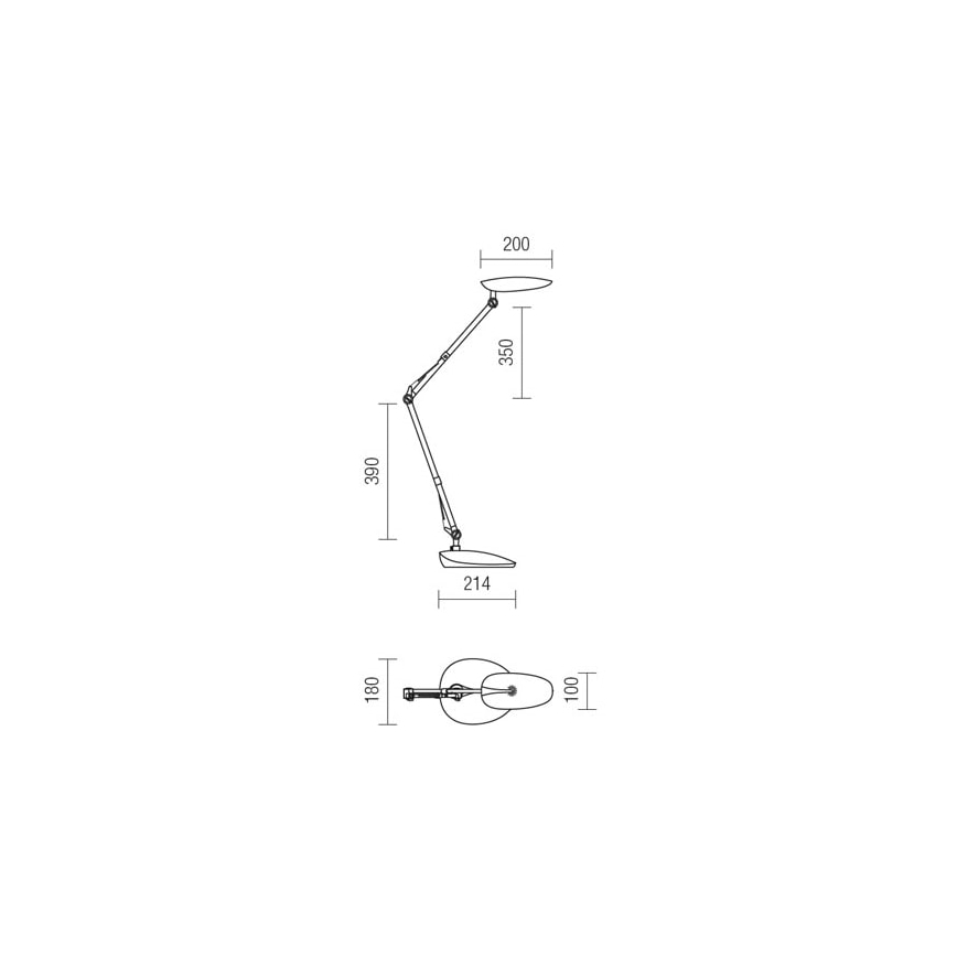 Redo 01-1036 - LED Stolní lampa KEPLER VEIOZA LED/6.5W/230V