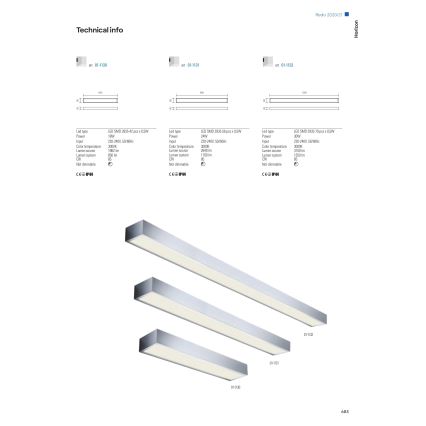 Redo 01-1131 - LED Koupelnové osvětlení zrcadla HORIZON LED/24W/230V 90 cm IP44 lesklý chrom
