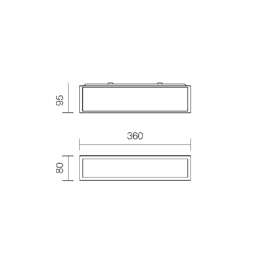 Redo 01-1234 - LED Koupelnové nástěnné svítidlo EGO LED/12W/230V 36 cm IP44 lesklý chrom