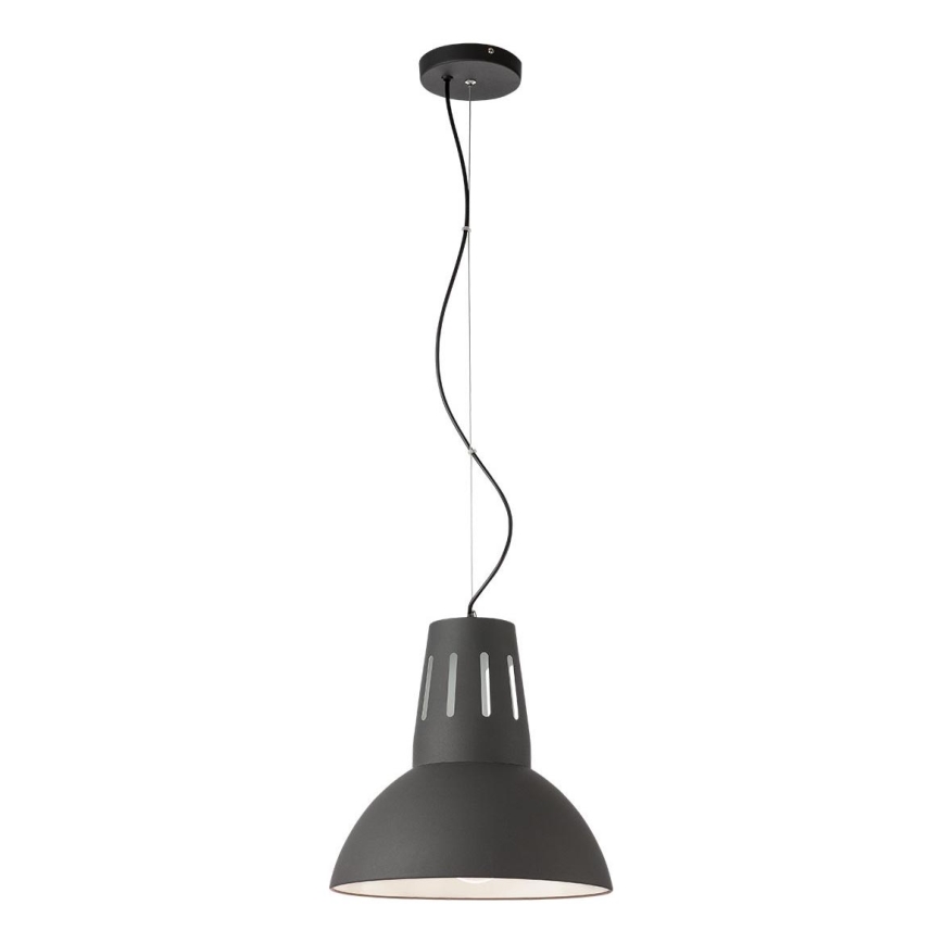 Redo 01-1281 - Lustr na lanku PEEP 1xE27/42W/230V pr. 34,5 cm černá