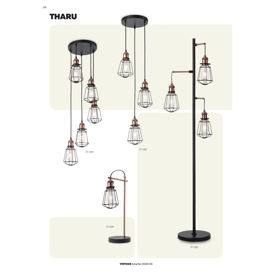 Redo 01-1304 - Stolní lampa THARU 1xE27/42W/230V