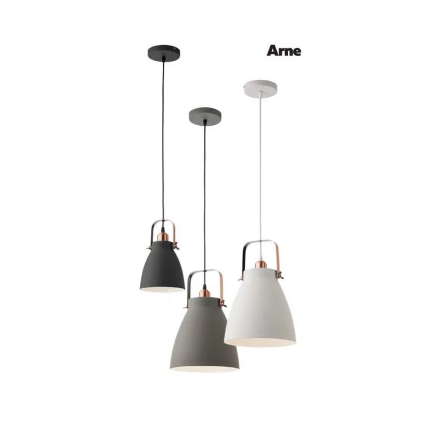 Redo 01-1311 - Lustr na lanku ARNE 1xE27/42W/230V bílá
