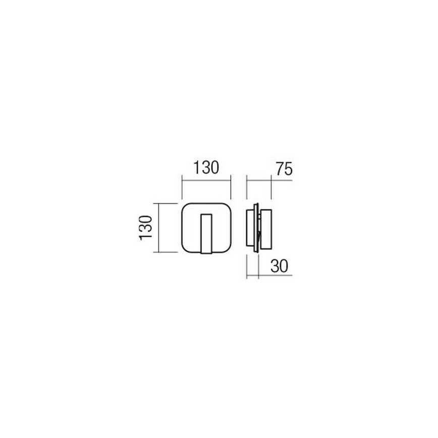 Redo 01-1491 - LED Nástěnné svítidlo QUDA LED/6W/230V + LED/3W CRI 90 bílá