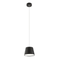 Redo 01-1496 - LED Lustr na lanku LOLLI LED/6W/230V pr. 14 cm černá