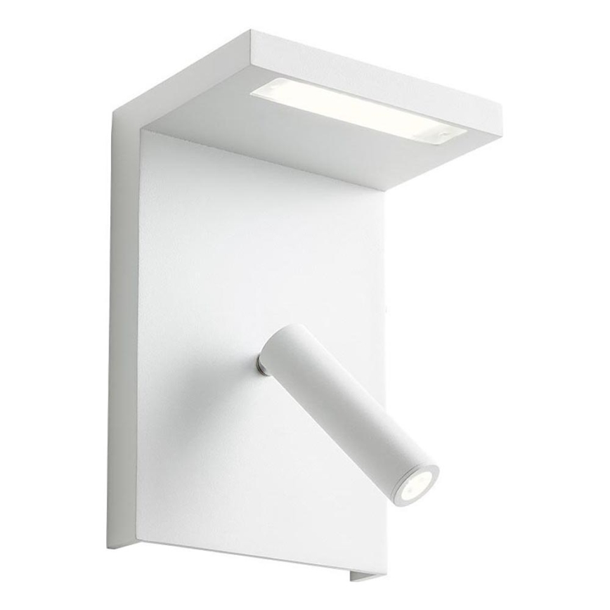 Redo 01-1499 - LED Nástěnné bodové svítidlo AGOS LED/6W/230V + LED/3,2W USB bílá