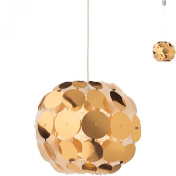 Redo 01-1508 - Lustr na lanku ODEON 1xE27/42W/230V pr. 36 cm zlatá