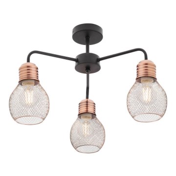 Redo 01-1576 - Přisazený lustr EDISON 3xE27/42W/230V