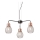 Redo 01-1579 - Lustr na lanku EDISON 3xE27/42W/230V pr. 53 cm černá/měděná