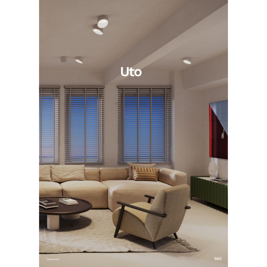 Redo 01-1629 - LED Bodové svítidlo UTO LED/18W/230V pr. 14 cm bílá