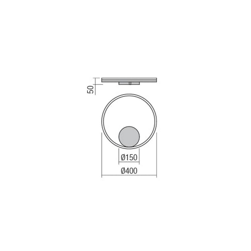Redo 01-1699 - LED Nástěnné svítidlo ORBIT LED/28W/230V