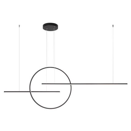 Redo 01-1737 - LED Stmívatelný lustr na lanku GIOTTO LED/56W/230V černá