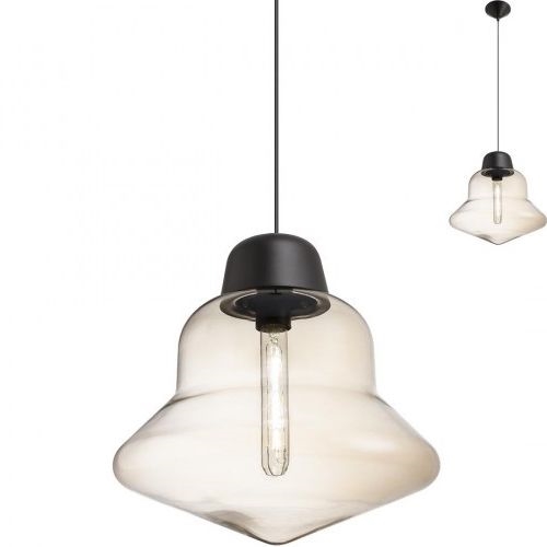 Redo 01-1770 - Lustr na lanku AMNO 1x/E27/42W/230V pr. 33 cm béžová