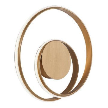 Redo 01-1790 - LED Stmívatelné nástěnné svítidlo TORSION LED/27W/230V pr. 40 cm bronzová