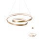 Redo 01-1794 - LED Stmívatelný lustr na lanku TORSION LED/29W/230V pr. 55 cm bronz