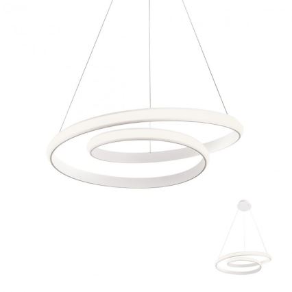 Redo 01-1888 - LED Stmívatelný lustr na lanku TORSION LED/29W/230V pr. 55 cm bílá